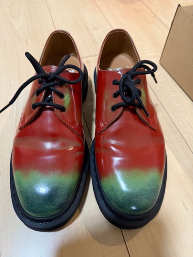 Supreme × Dr.Martens 1461 3 Eye Shoe "Red"
