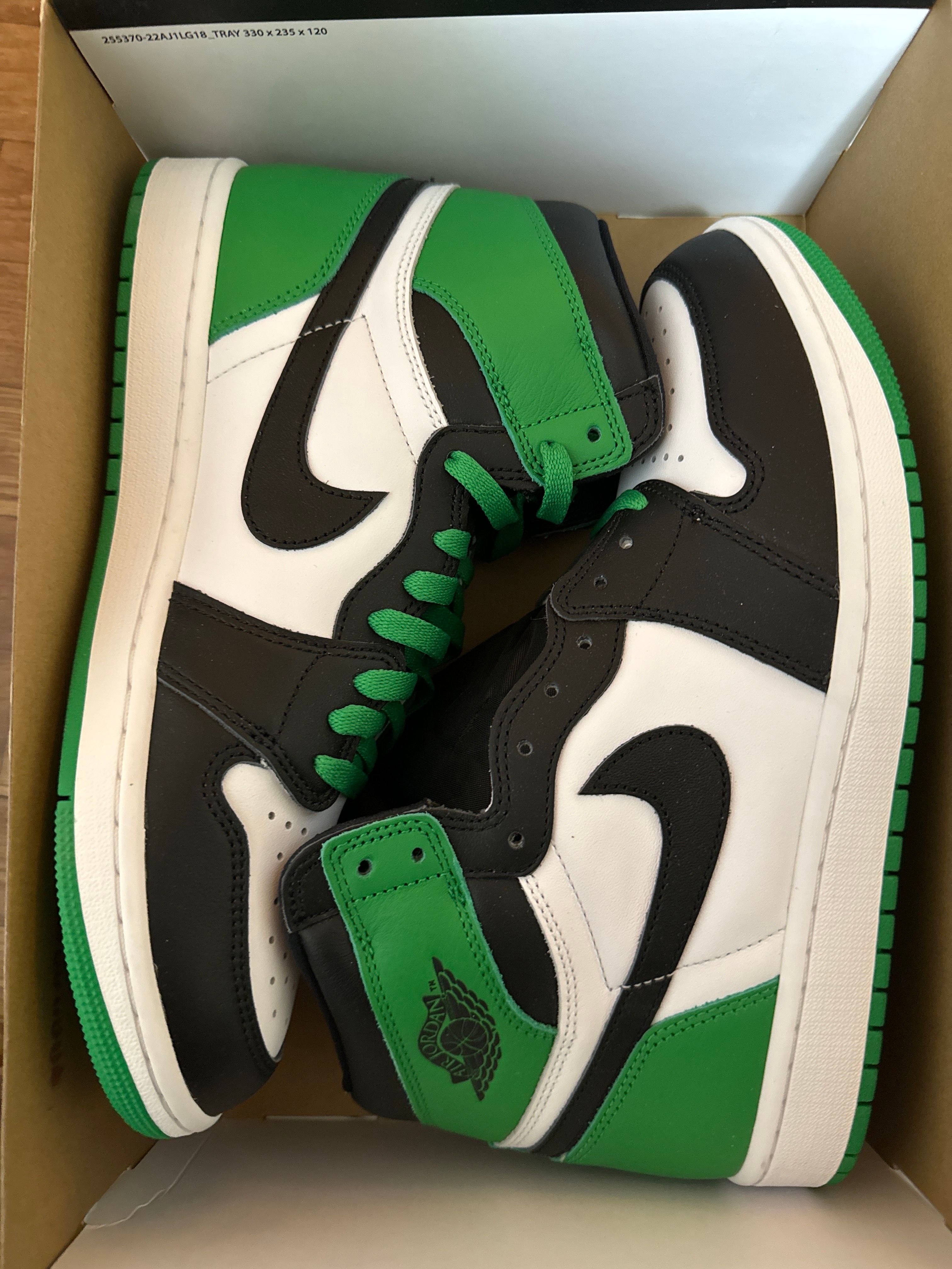 Nike Air Jordan 1 Retro High OG "Celtics/Black and Lucky Green" (2023)