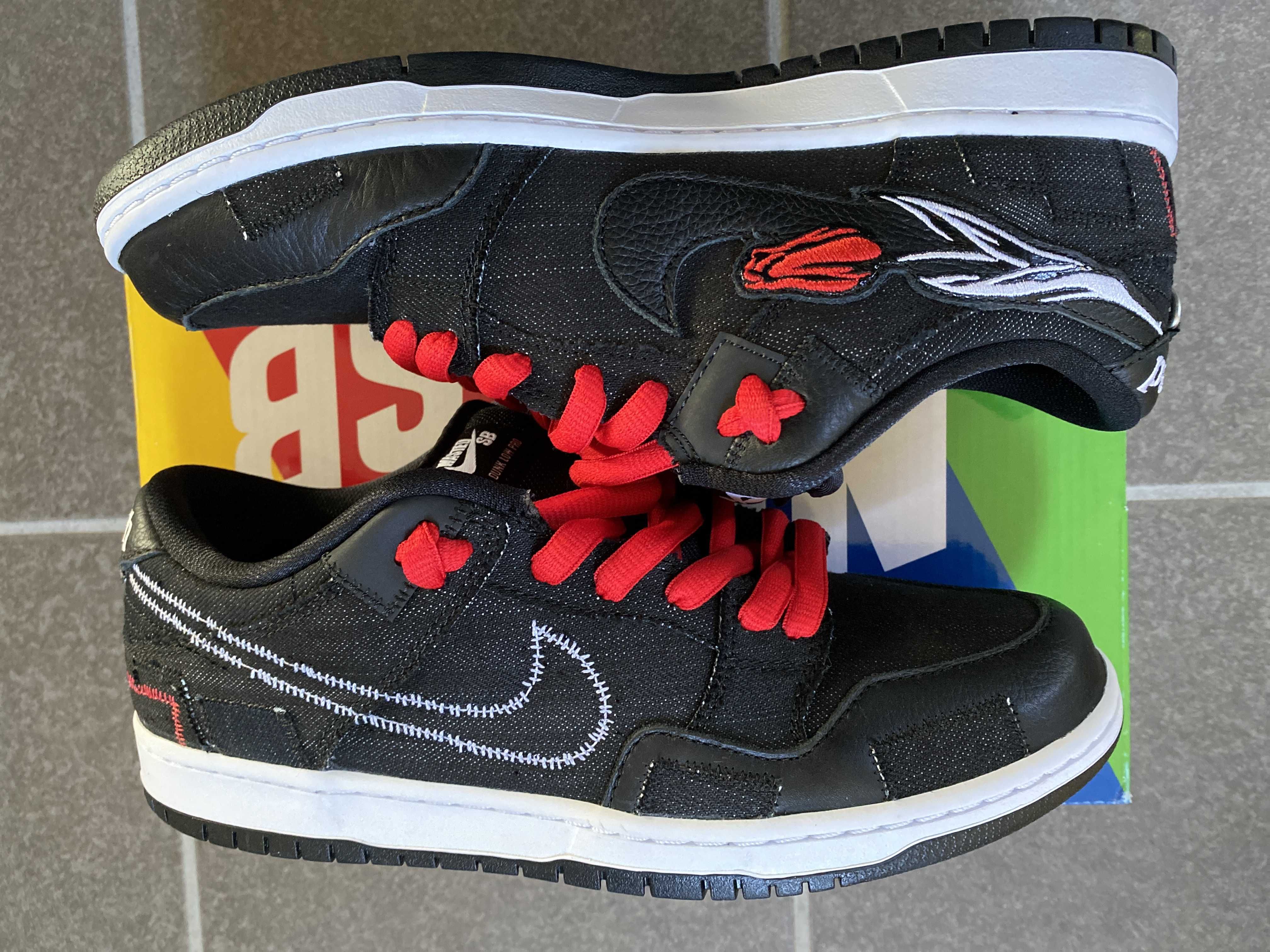 Wasted Youth × Nike SB Dunk Low "Black Denim" / VERDY