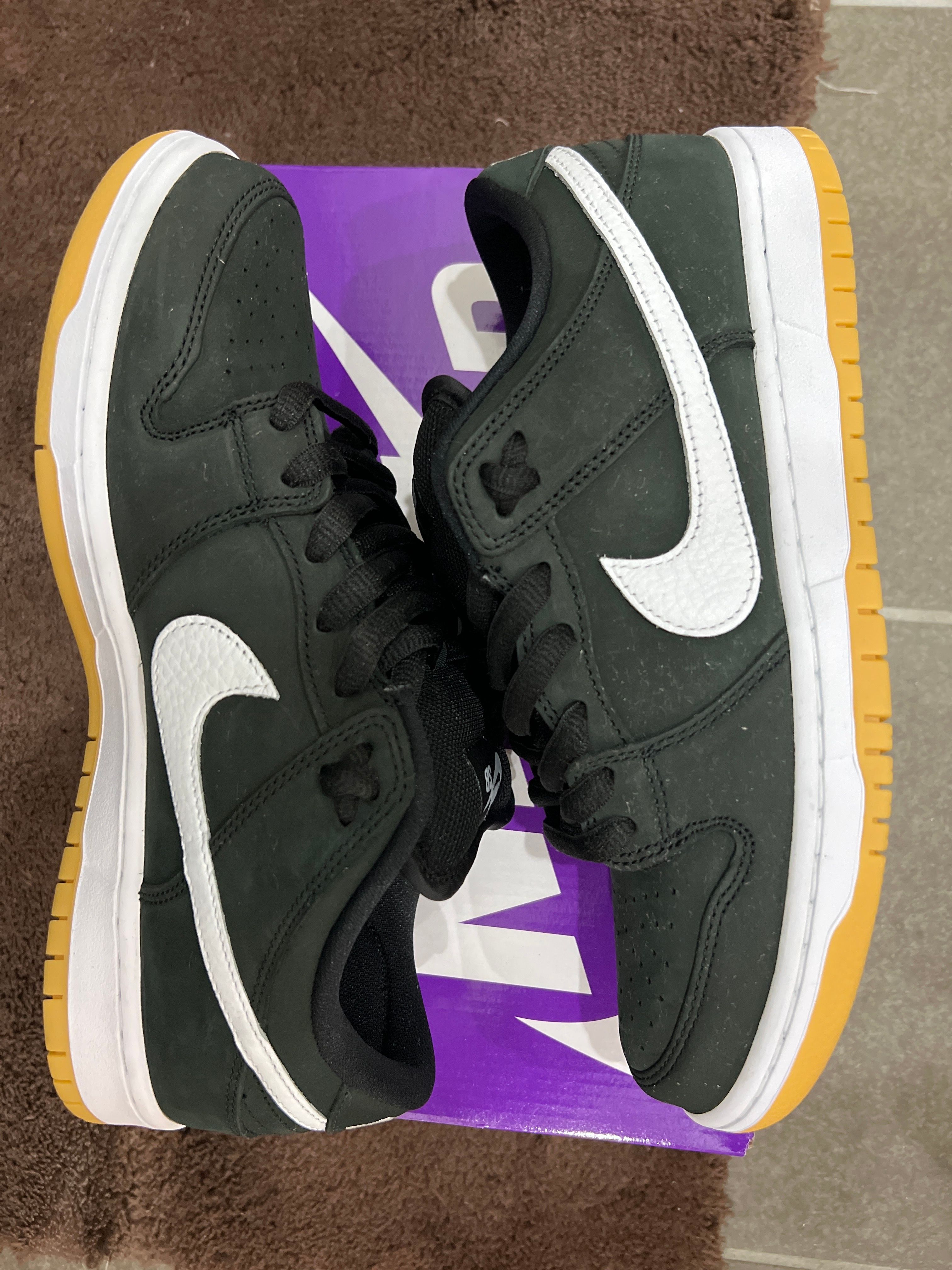 Nike SB Dunk Low Pro "Black/WhiteBlack-Gum Light Brown"