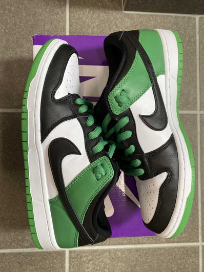 Nike SB Dunk Low Pro "Black and Classic Green"