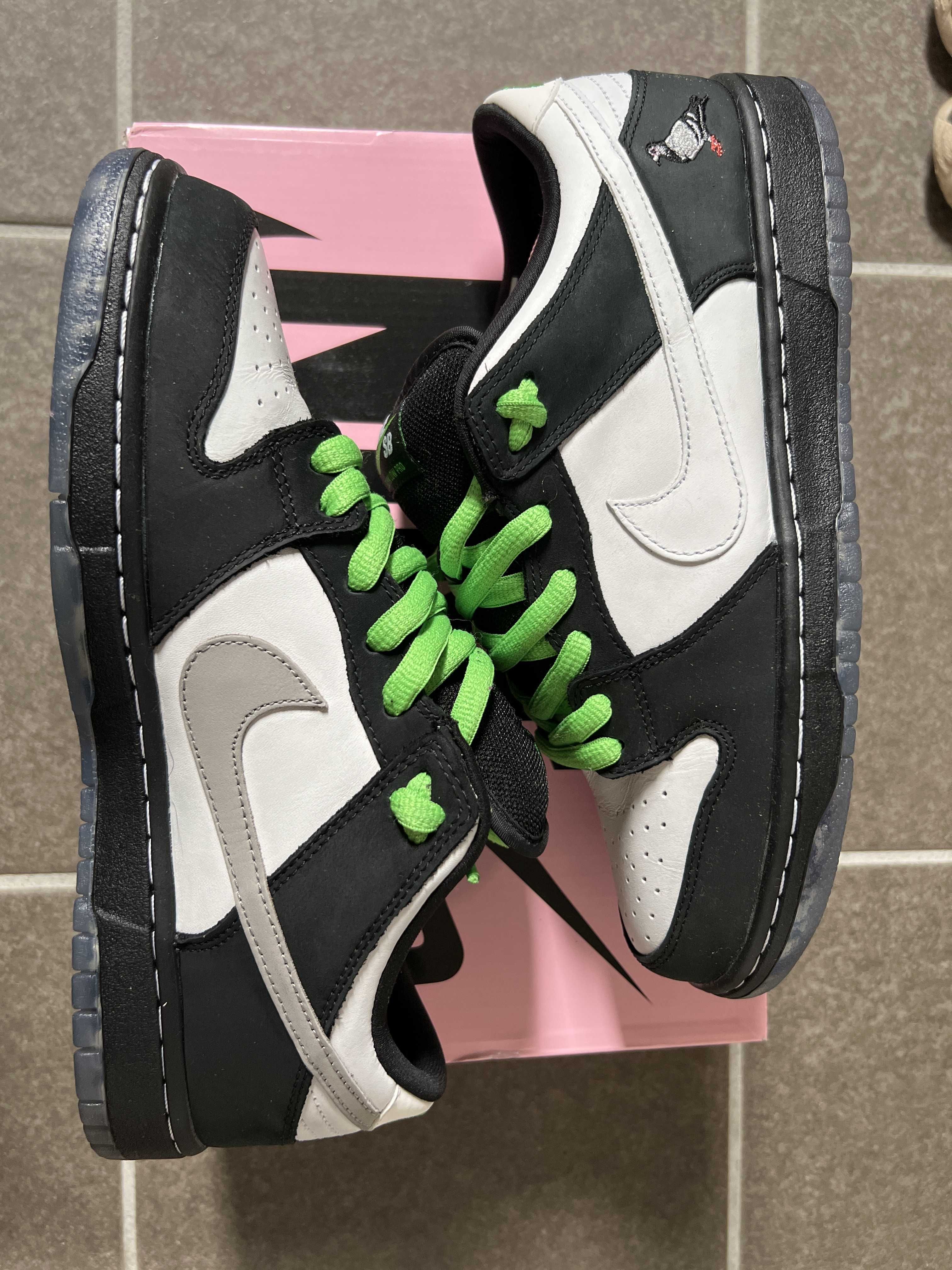 STAPLE × Nike SB Dunk Low "Pigeon Black/White"