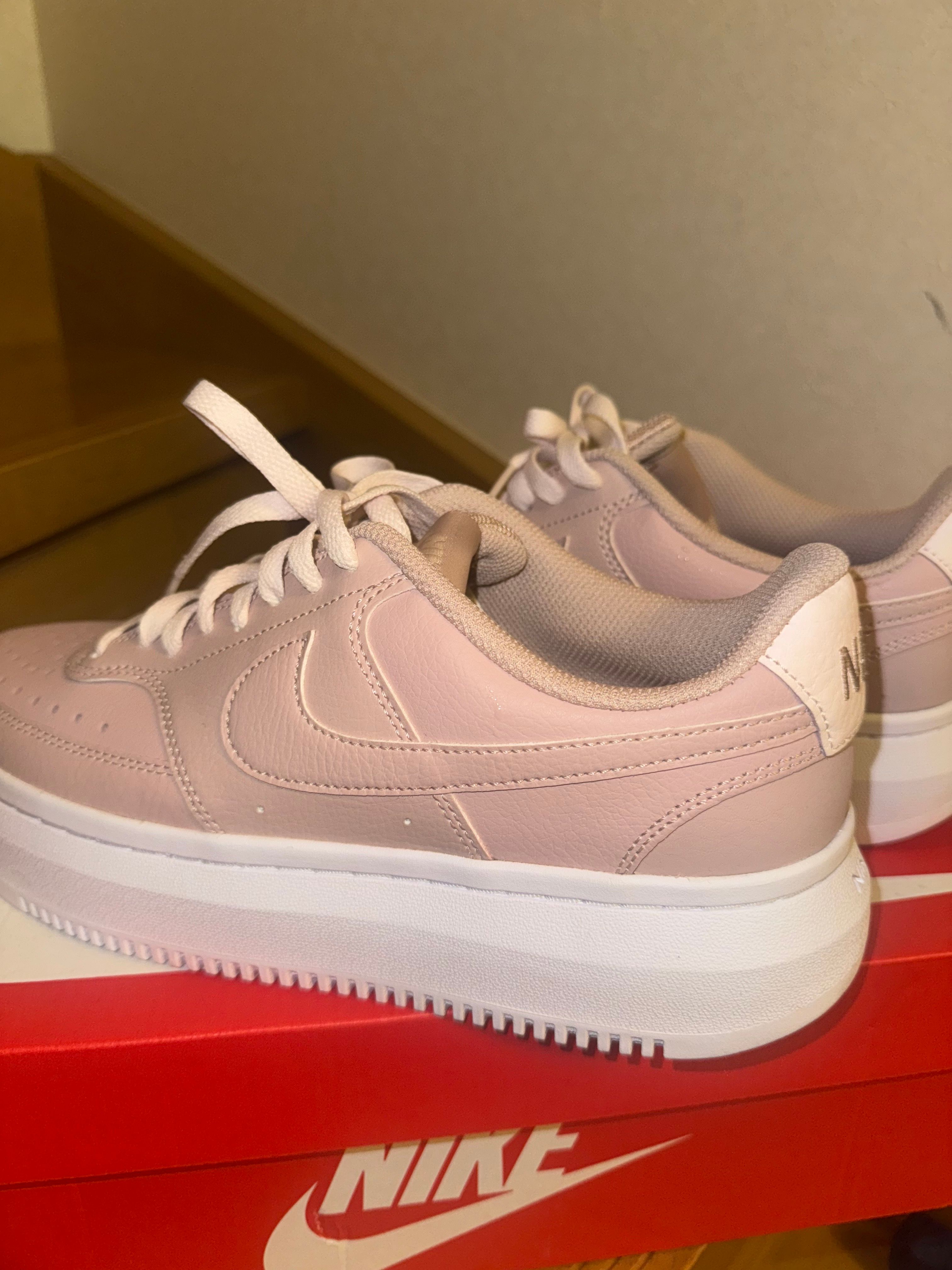 Nike Women's Court Vision Alta "Pink Oxford/White"