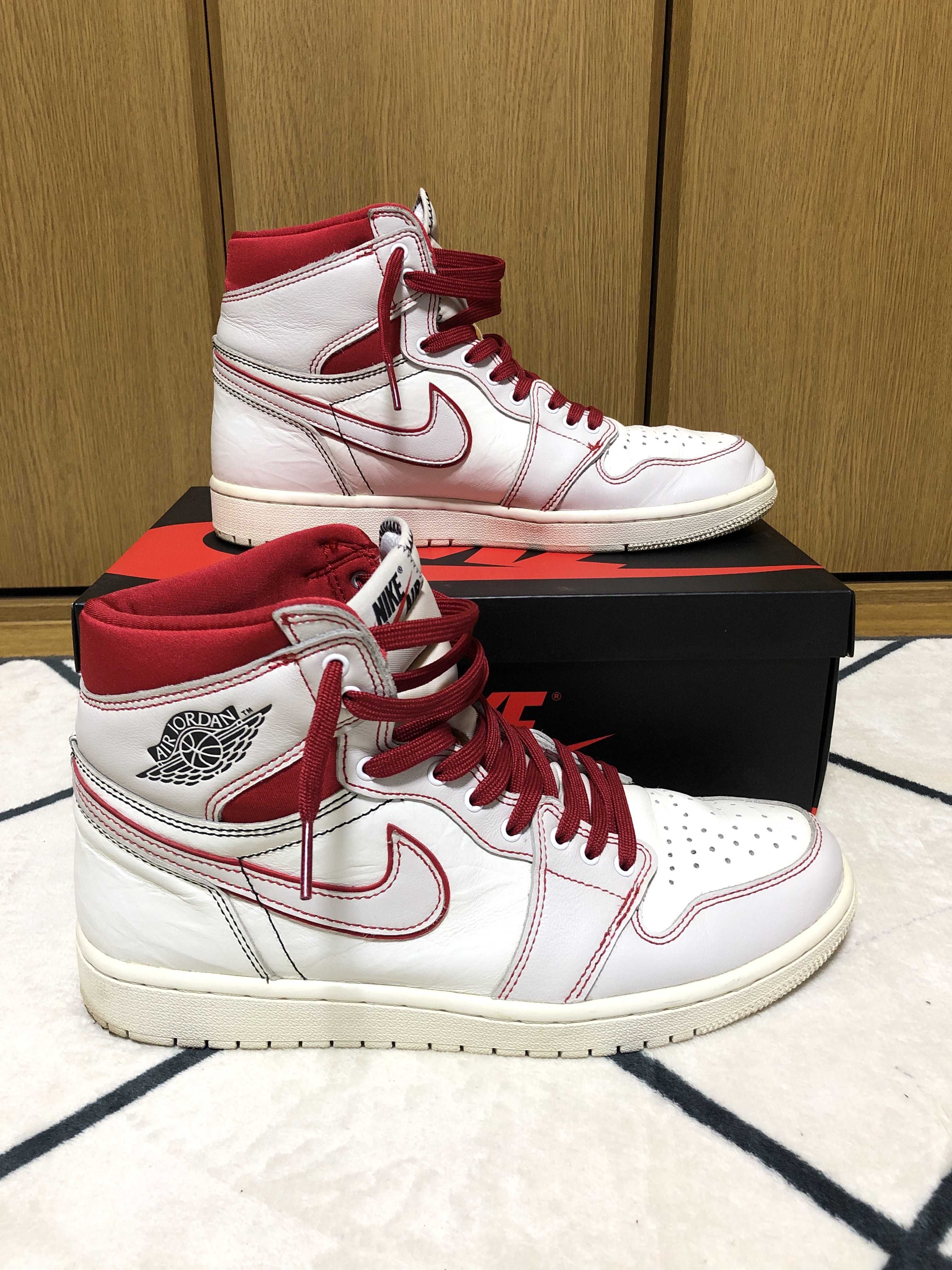 Nike Air Jordan 1 Retro High OG "Sail/University Red"     