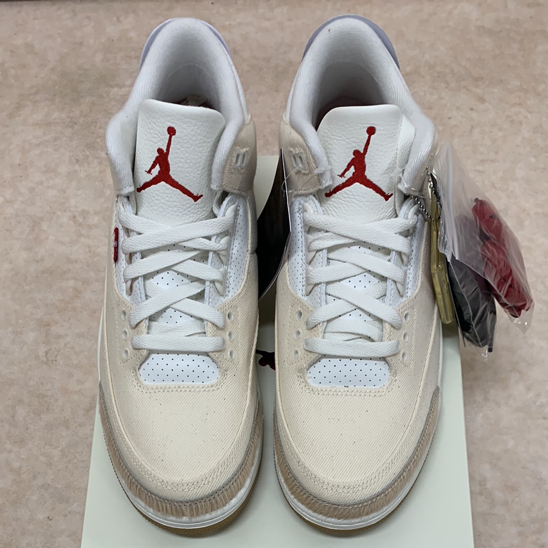 Levi's × Nike Air Jordan 3 Retro SP "Ecru Denim" (LEVI'S Tab)