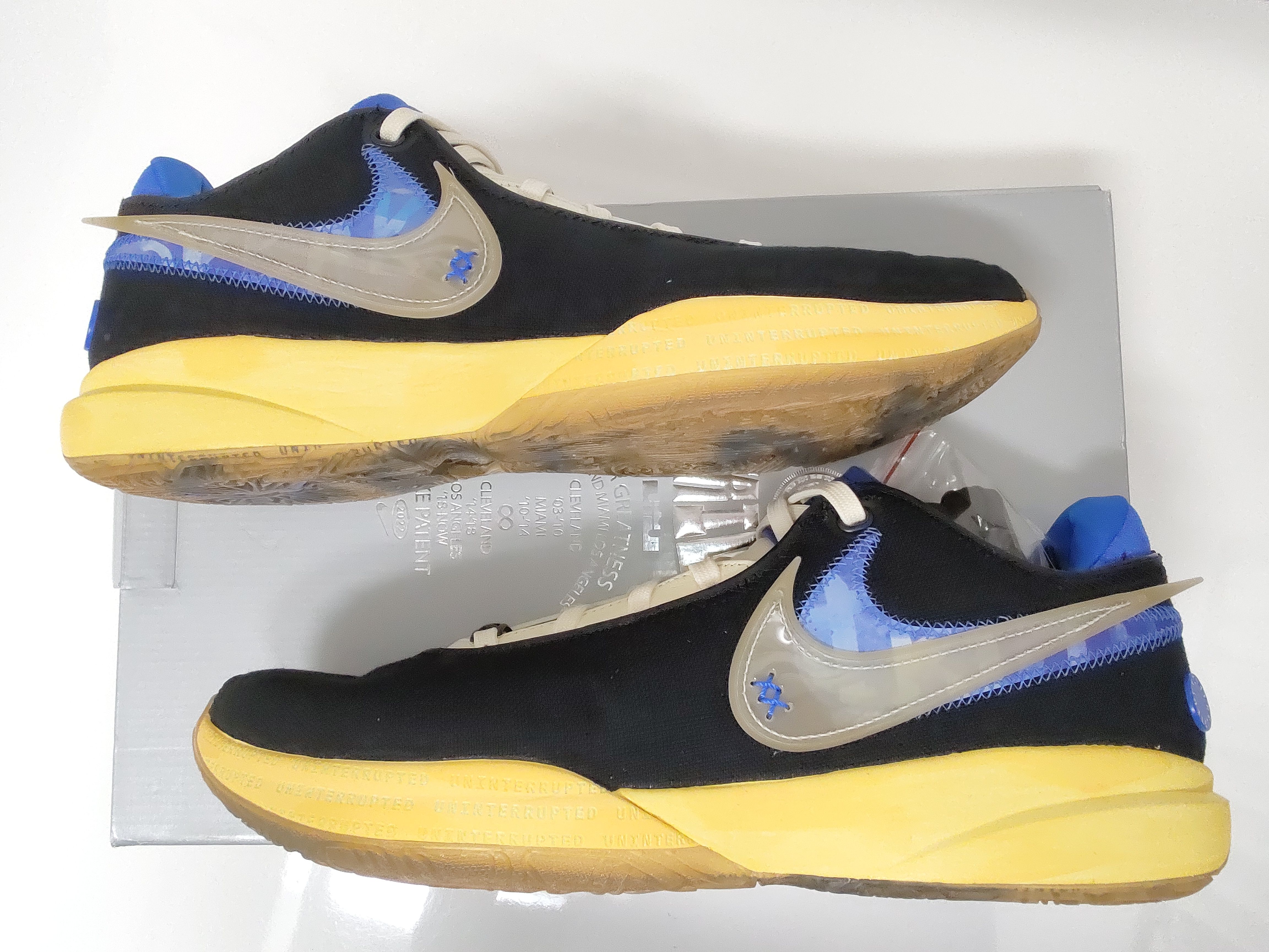 Uninterrupted × Nike LeBron 20 "Speak Your Truth" (FN0941-001/FN0942-001)