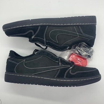 Travis Scott × Nike Air Jordan 1 Low OG SP "Black Phantom"