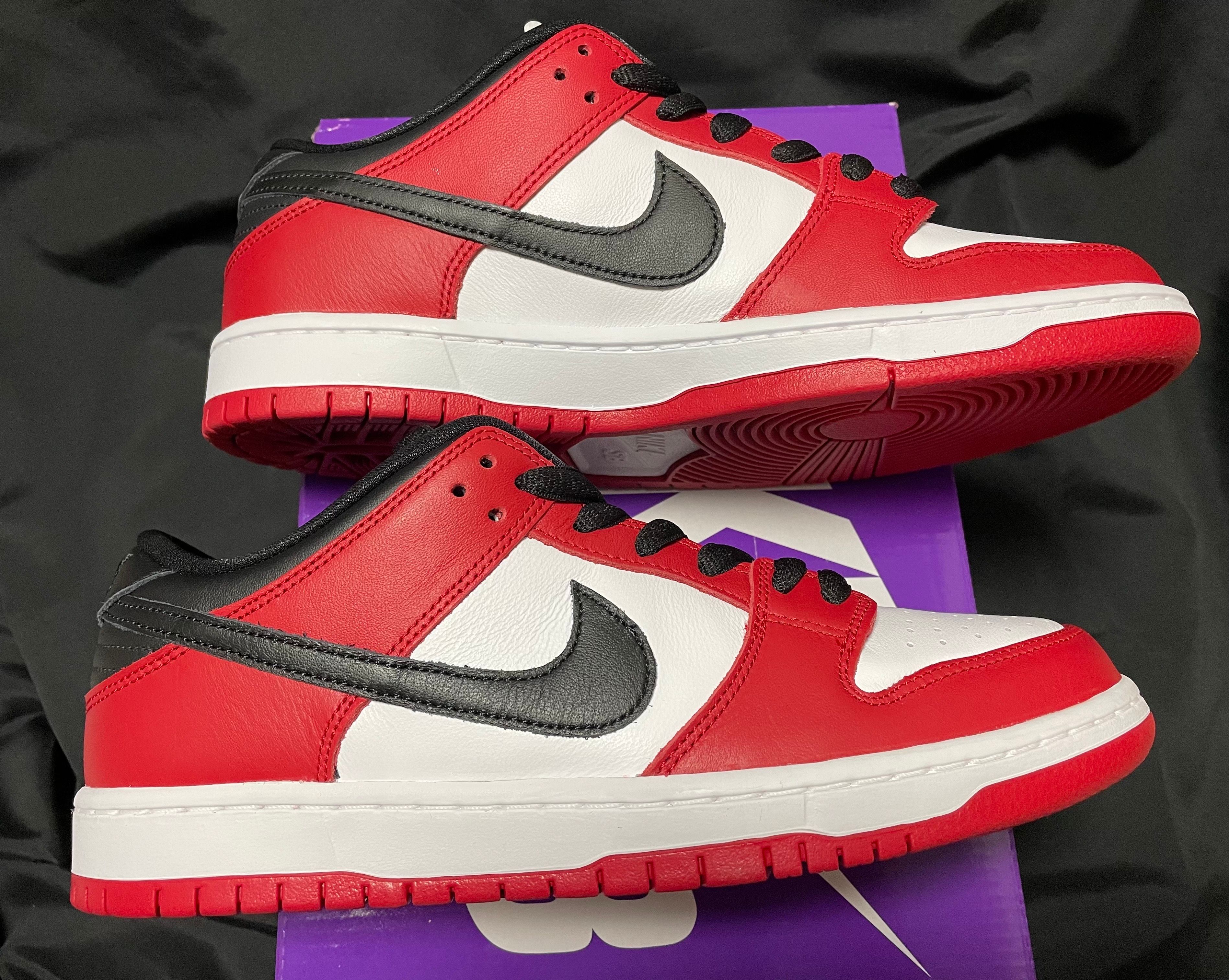 Nike SB Dunk Low Pro "J-Pack Chicago/Varsity Red and White"