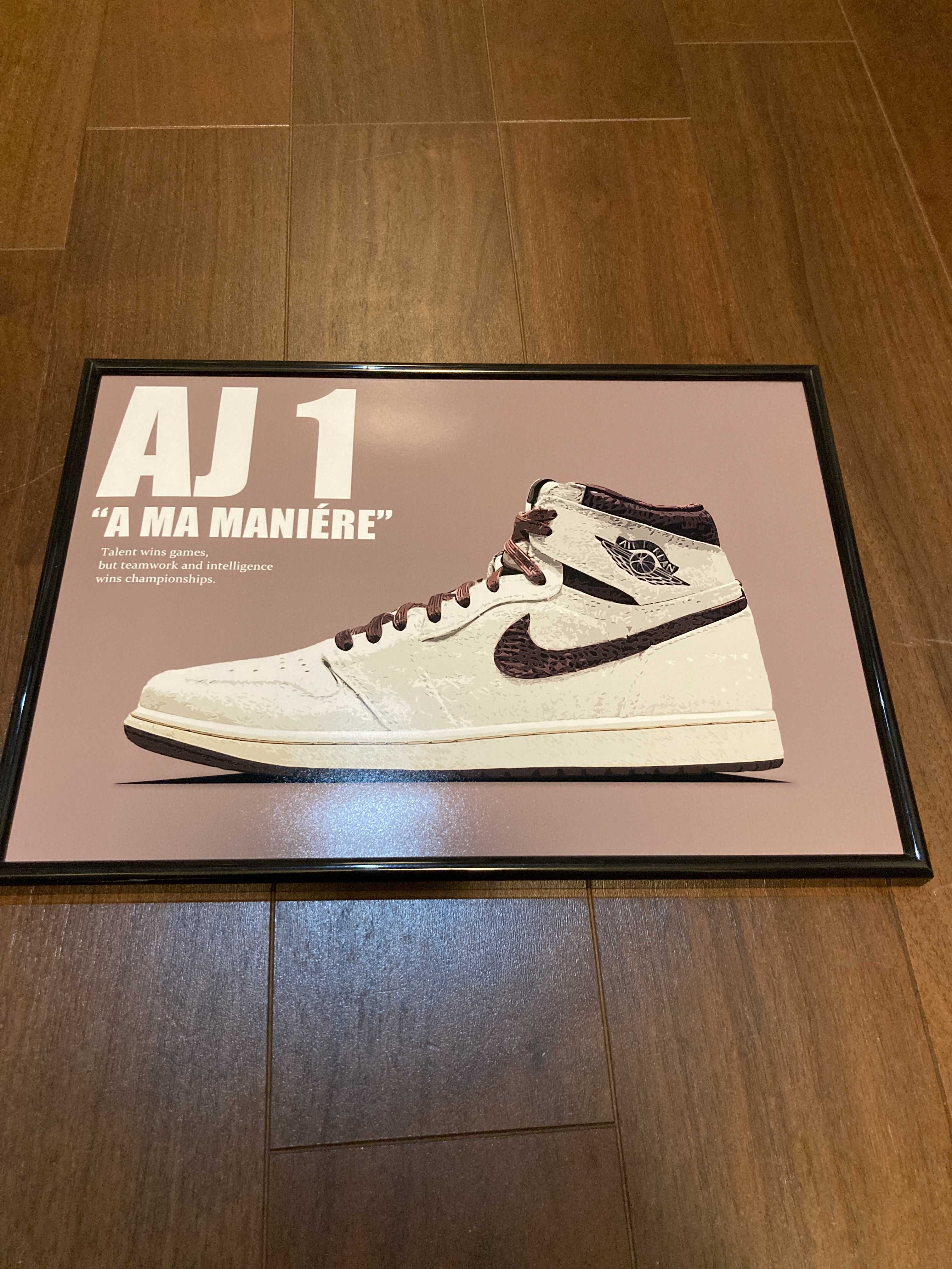 A Ma Maniere × Nike Air Jordan 1 Retro High OG "Sail and Burgundy"