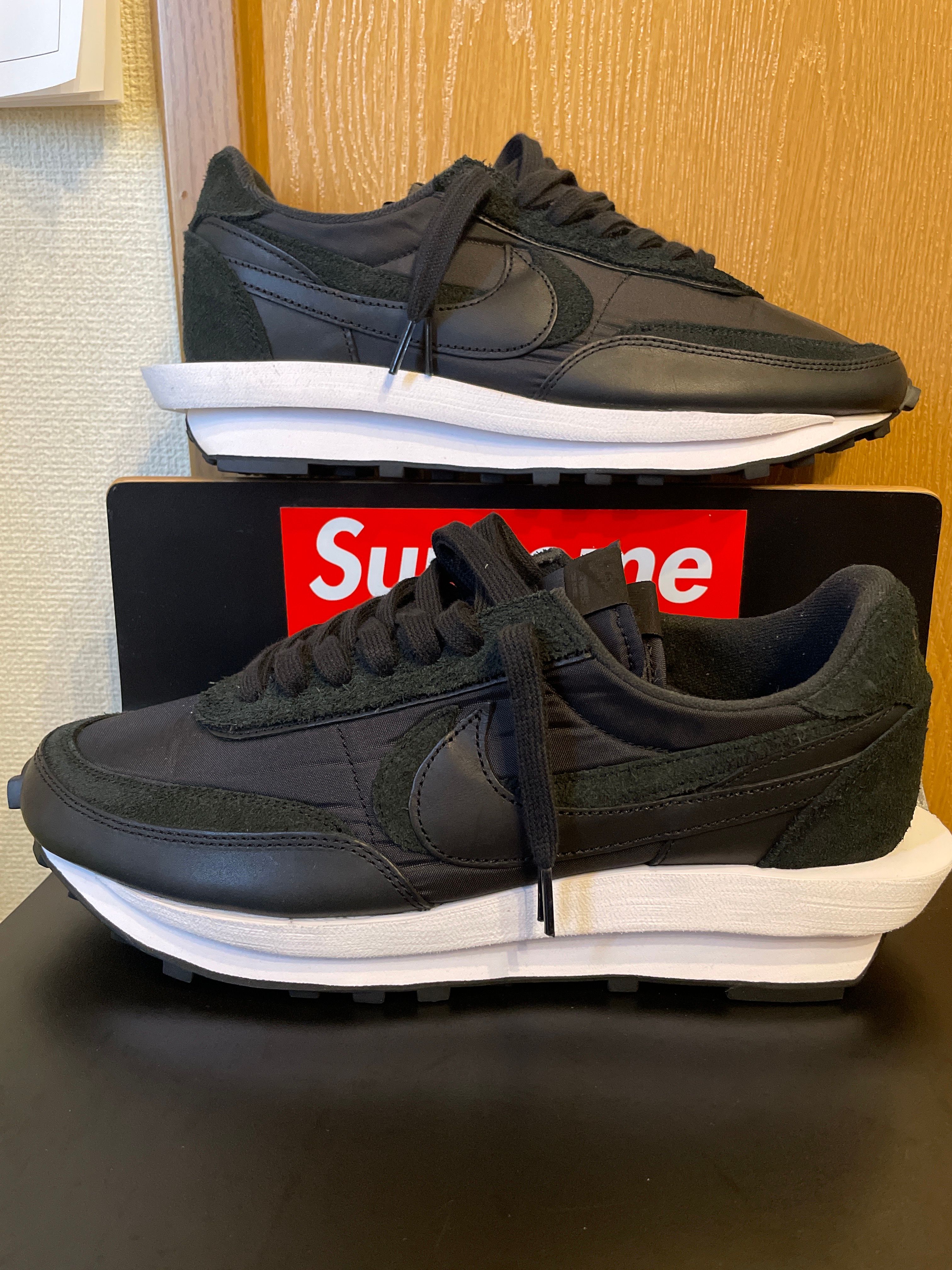 sacai × Nike LDV Waffle "Triple Black"