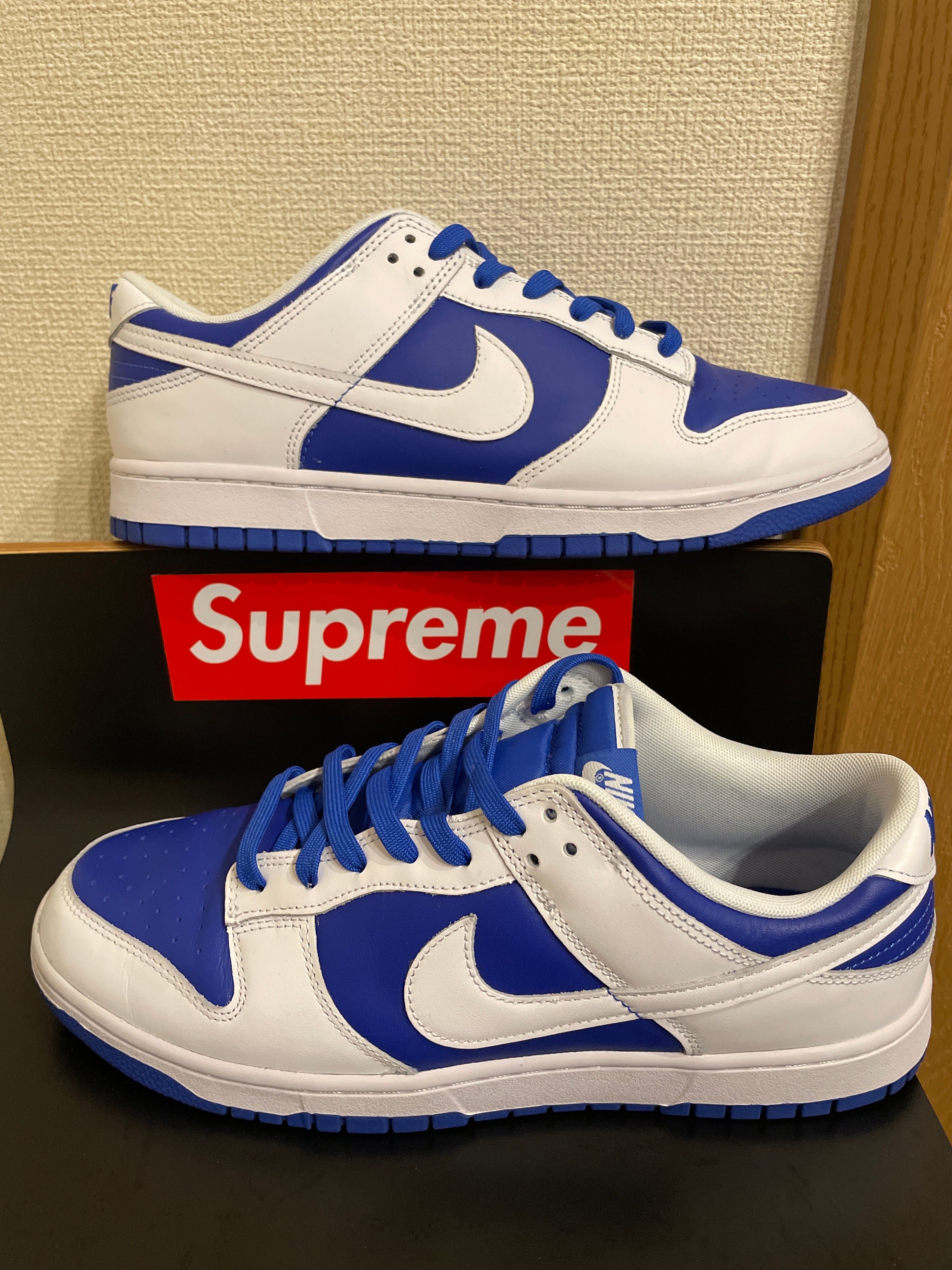 Nike Dunk Low Retro "Racer Blue and White"