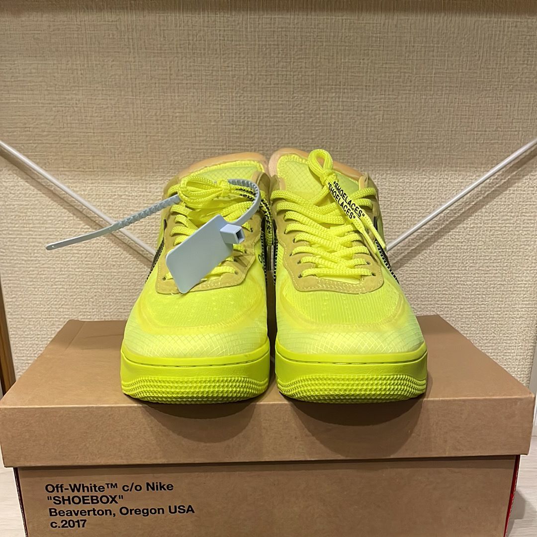 Off-White × Nike Air Force 1 Low "Volt"
