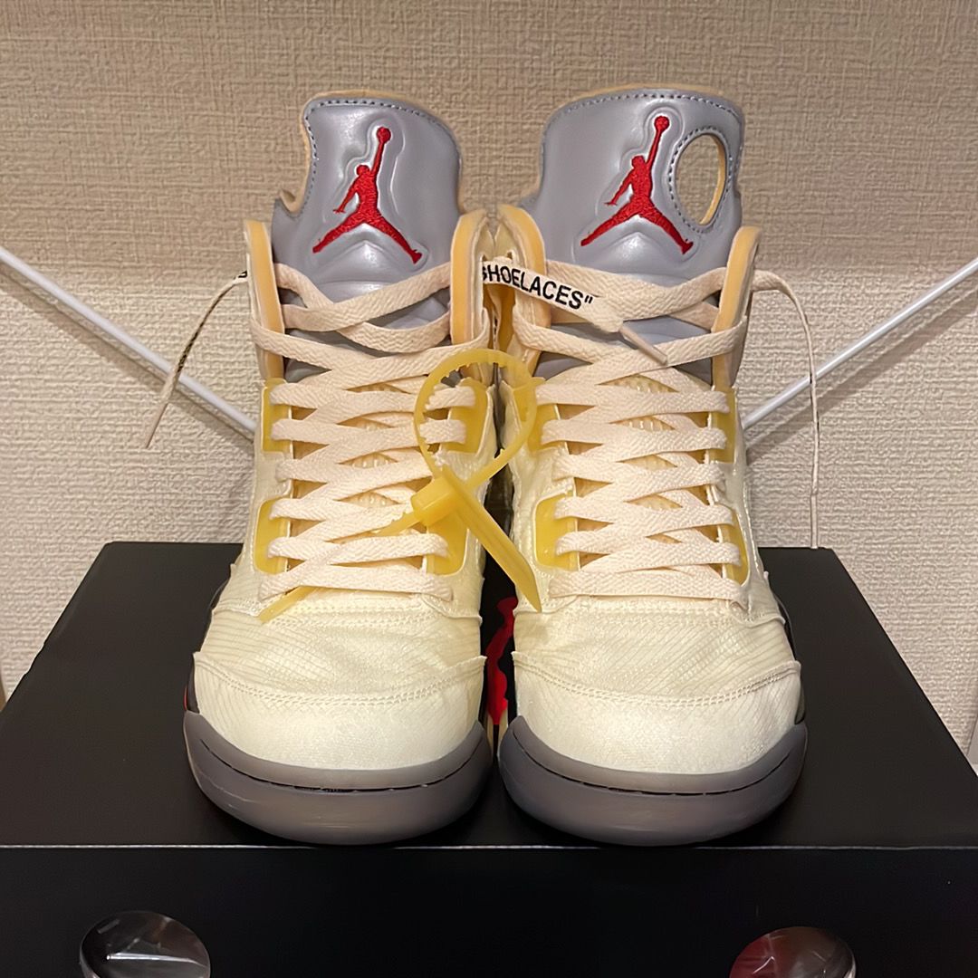 Off-White × Nike Air Jordan 5 "Sail"