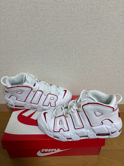 NIKE AIR MORE UPTEMPO "WHITE/VARSITY RED" (2021)