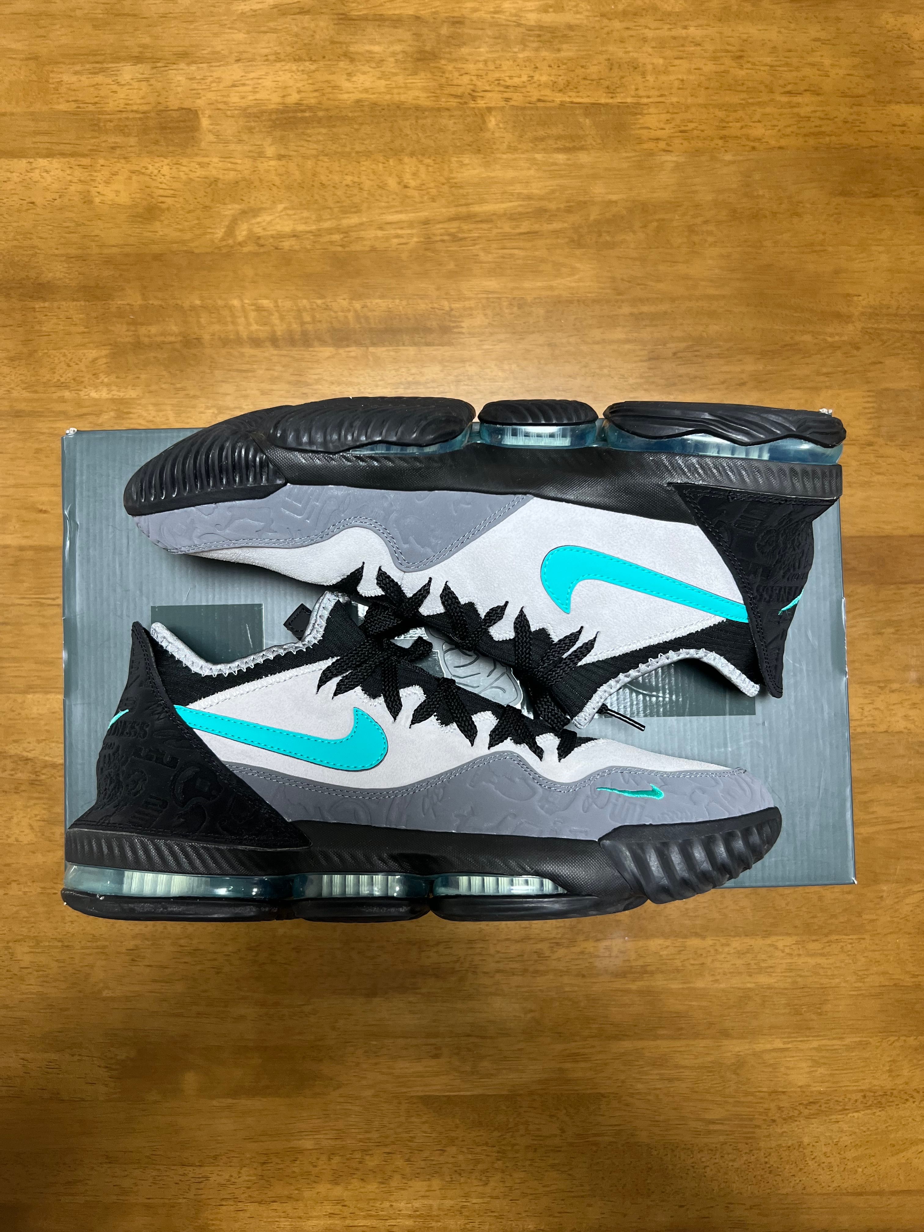 atmos × Nike LeBron 16 "Clear Jade"