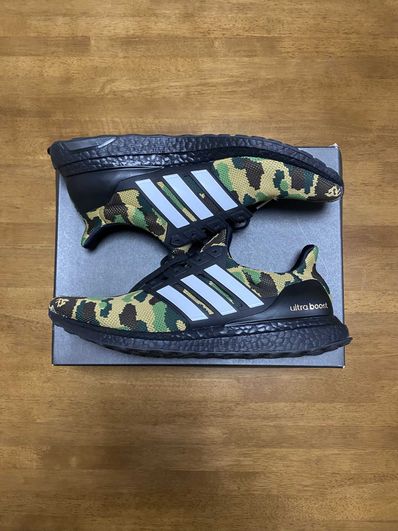 A BATHING APE × adidas Ultra Boost "Green"