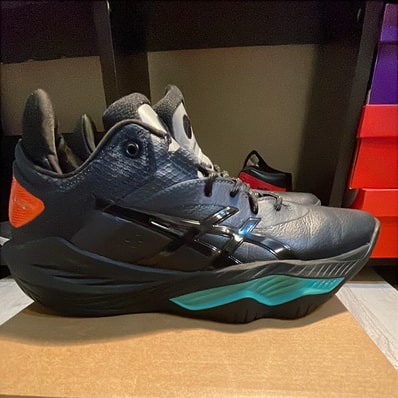 ballaholic × Asics Nova Surge Low "Midnight/Aurora Green"