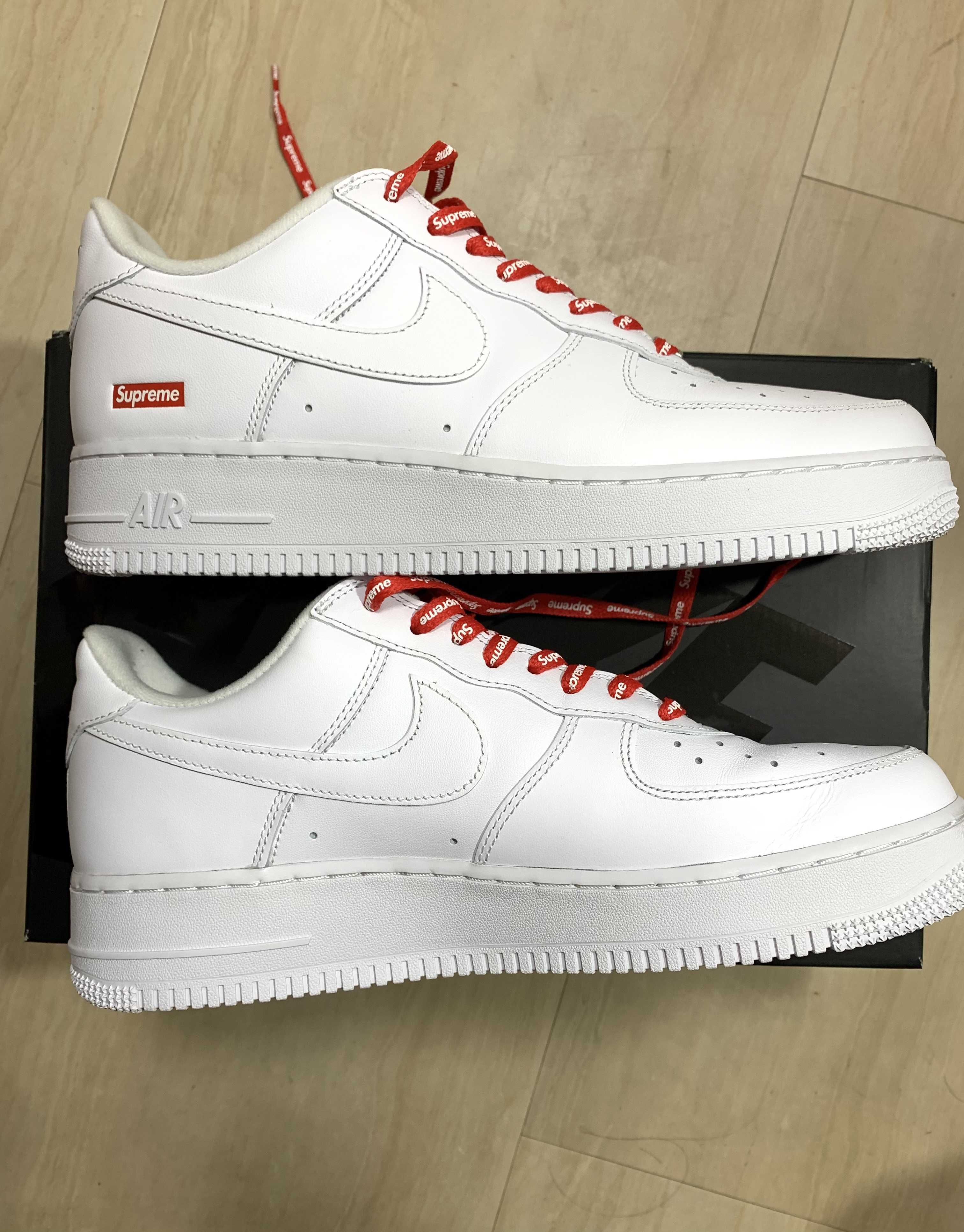 Supreme × Nike Air Force 1 Low "White"