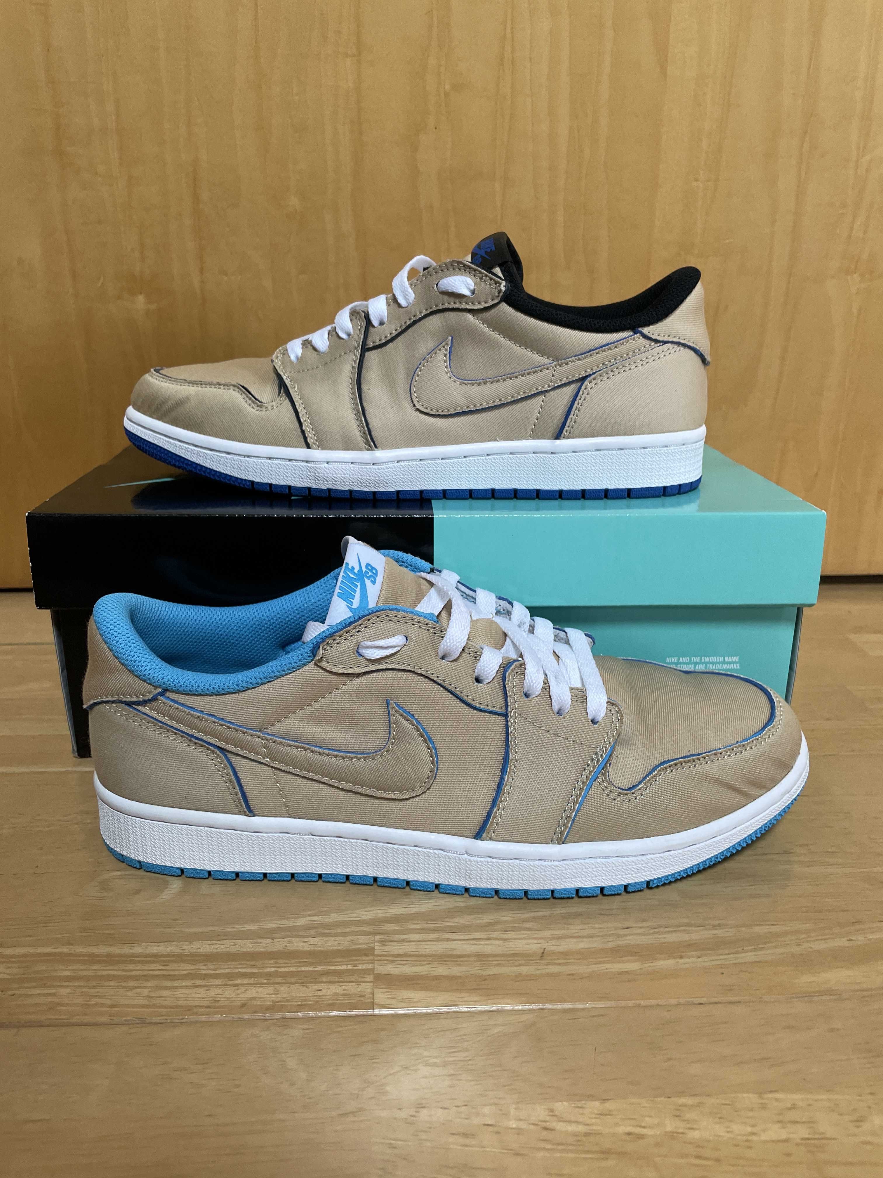 Nike SB Air Jordan 1 Low "Desert Ore/Royal Blue" 