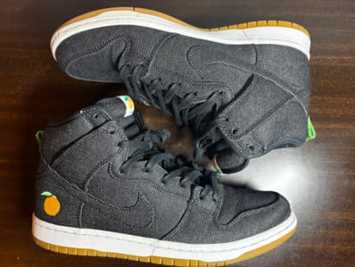 Nike SB Dunk High Pro Momofuku "Black/White/Laser Orange/Black"