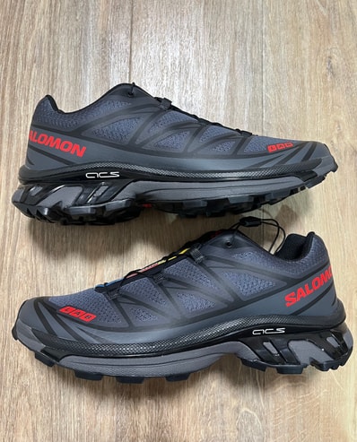 JJJJound × Salomon XT-6 "Ebony/Black/Fiery Red"
