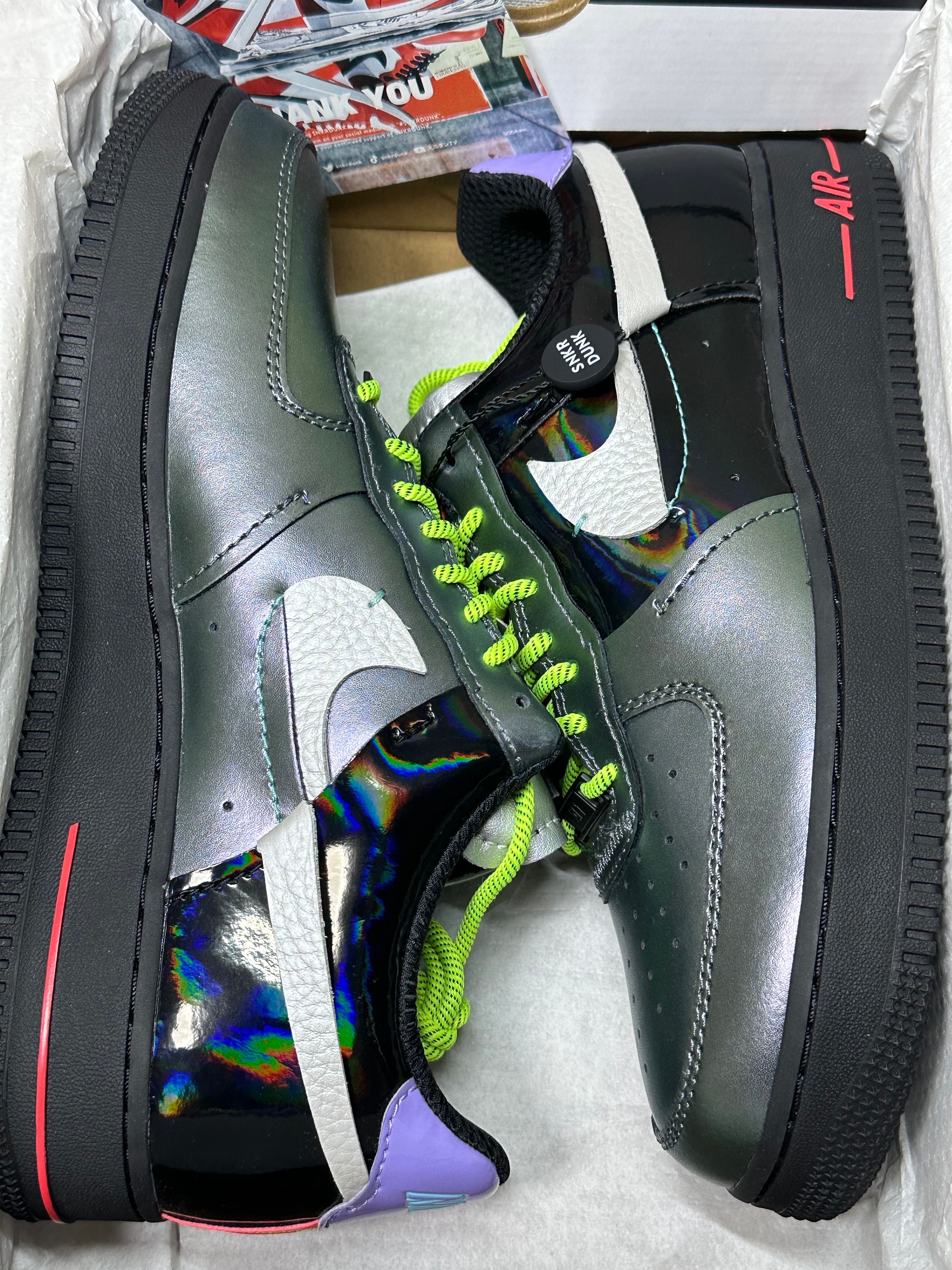 Nike Women's Air Force 1 Vandalized "Green"