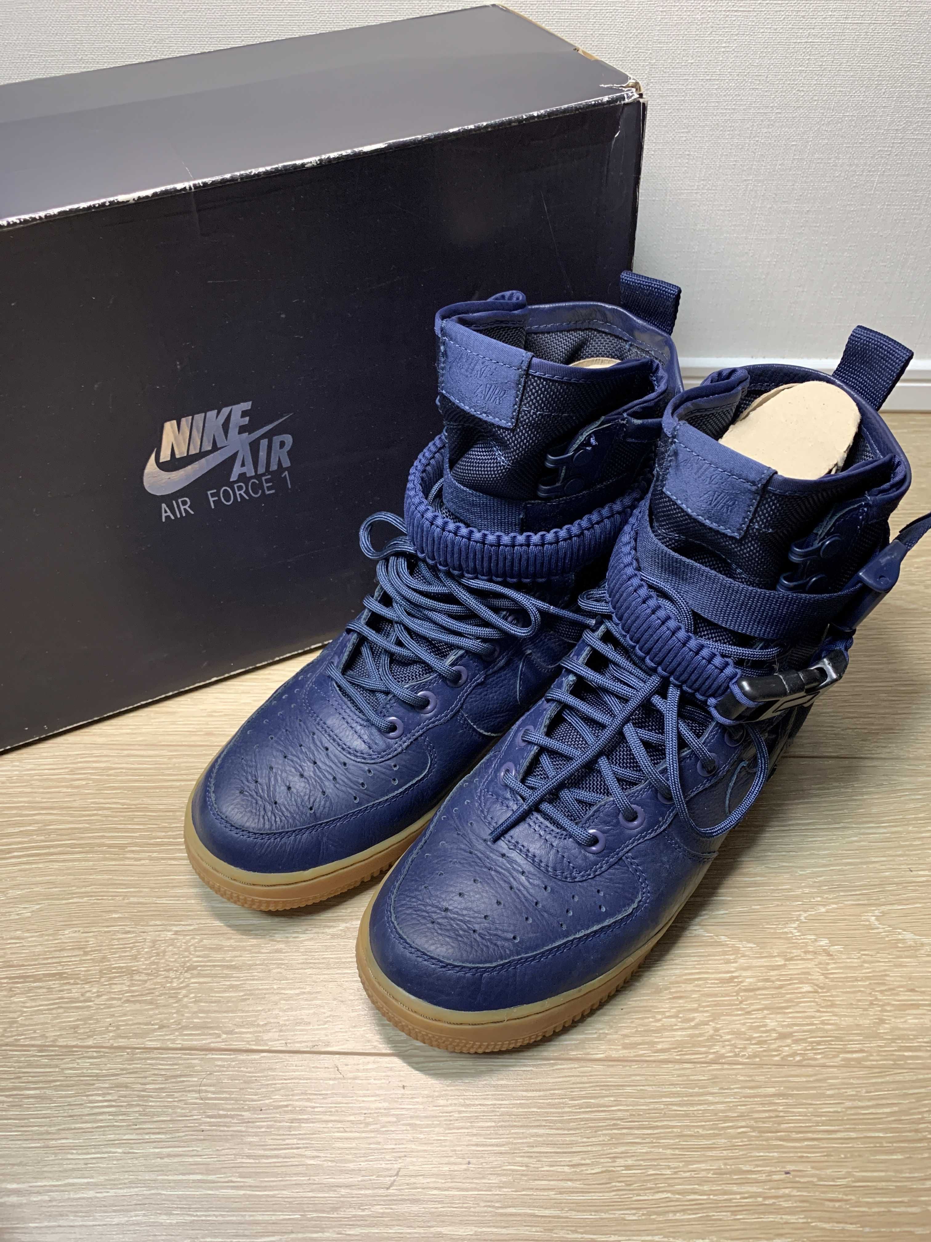 Nike SF Air Force 1 High "Navy Gum"