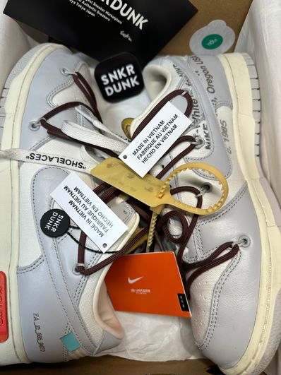Off-White × Nike Dunk Low 1 of 50 "Lot.46"