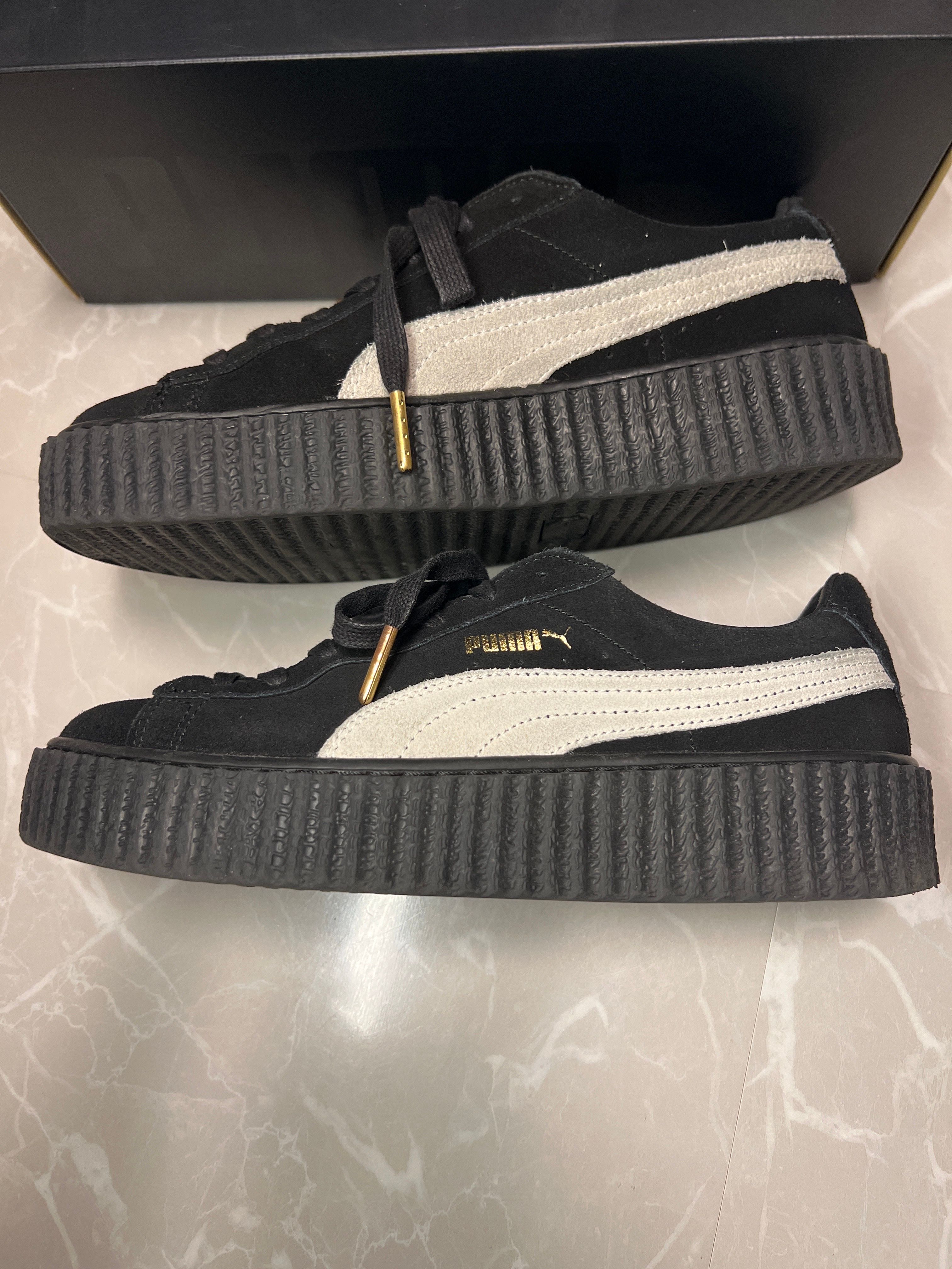 Rihanna × Puma Suede Creepers Fenty "Black White"