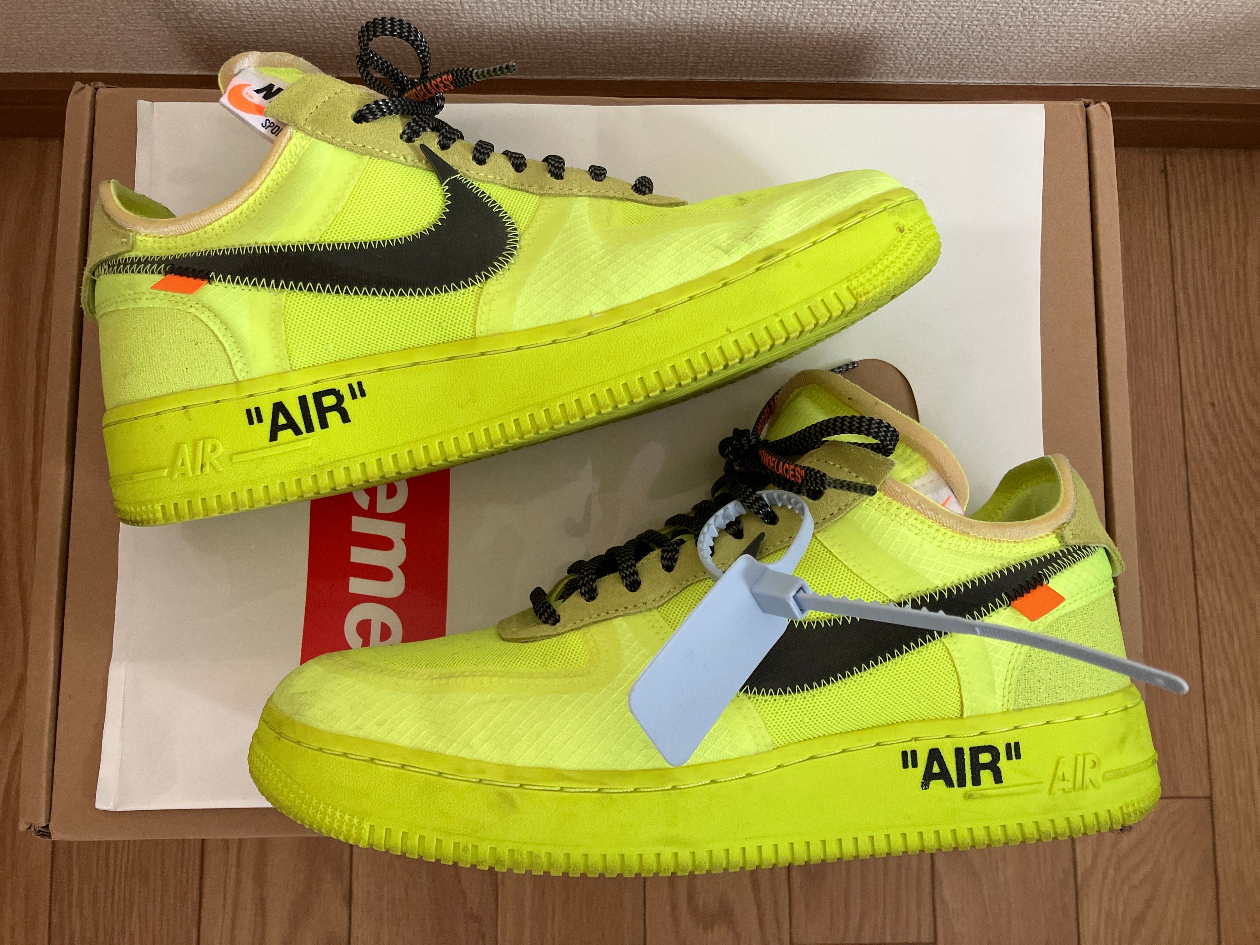 Off-White × Nike Air Force 1 Low "Volt"