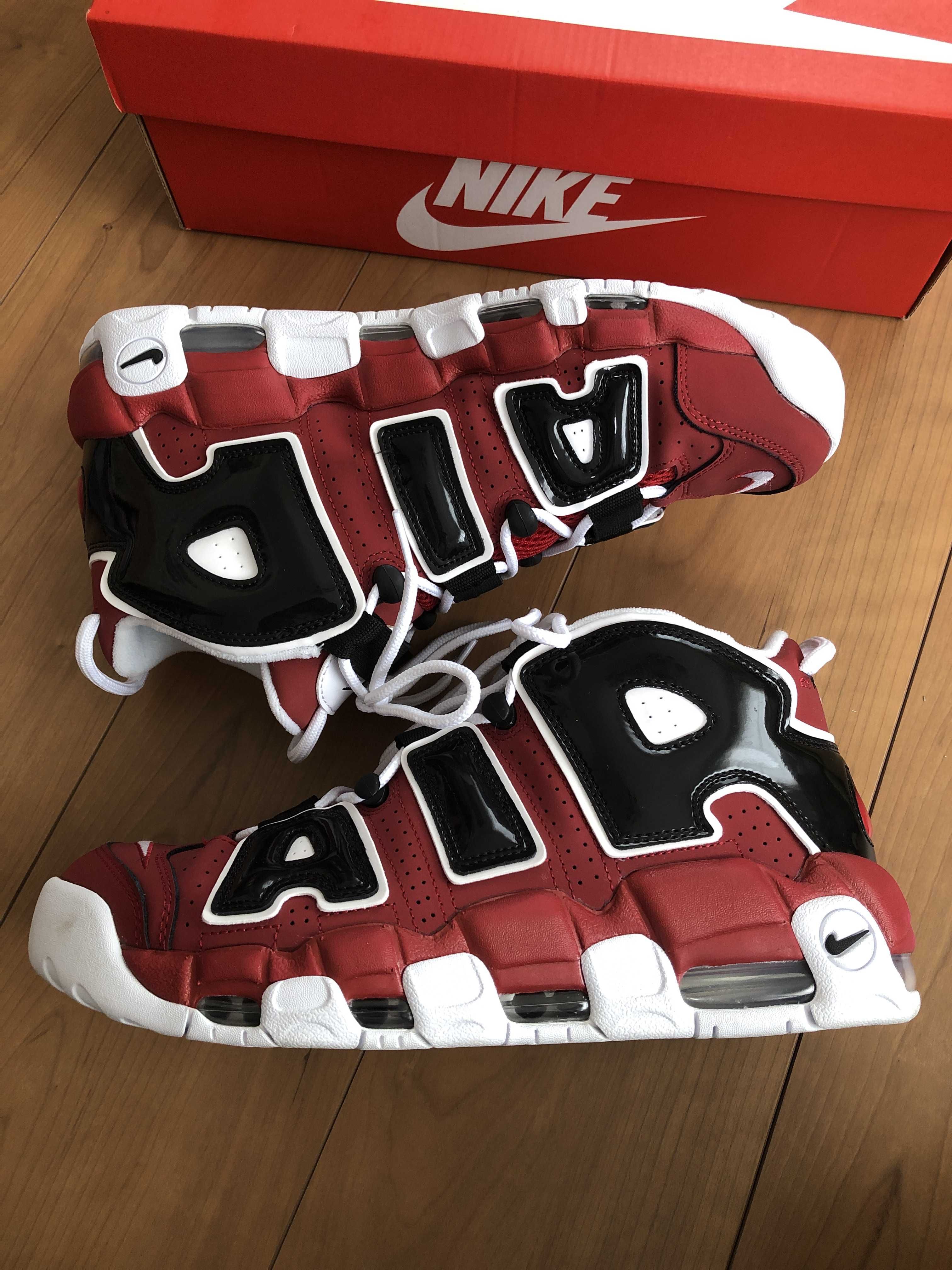 Nike Air More Uptempo ’96 "Black and Varsity Red" (2021) 