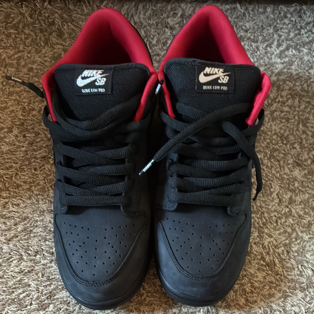 Supreme × Nike SB Dunk Low "Black" (25FW Week2)