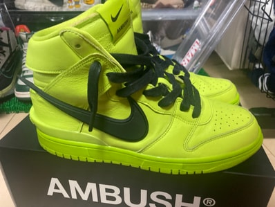 AMBUSH × NIKE DUNK HIGH "FLASH LIME"