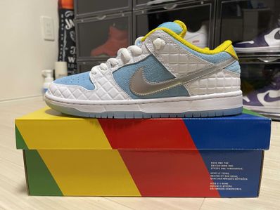 FTC × Nike SB Dunk Low "White/Blue"