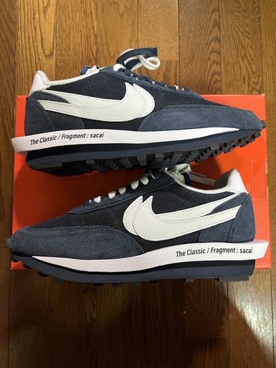 Fragment × sacai × Nike LD Waffle "Blackended Blue"