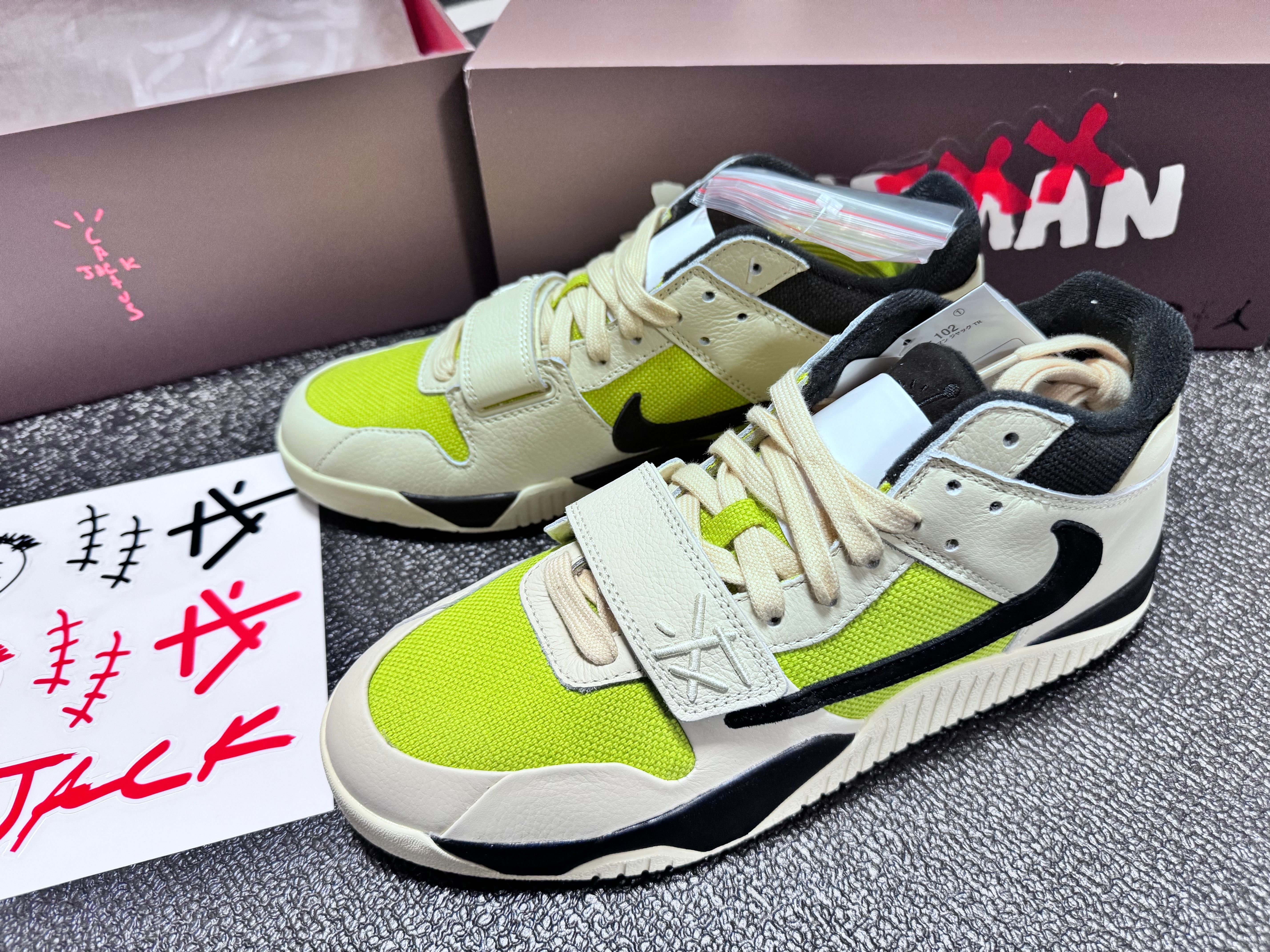 Travis Scott × Nike Jordan Jumpman Jack TR CJ1 T-Rexx "Bright Cactus"