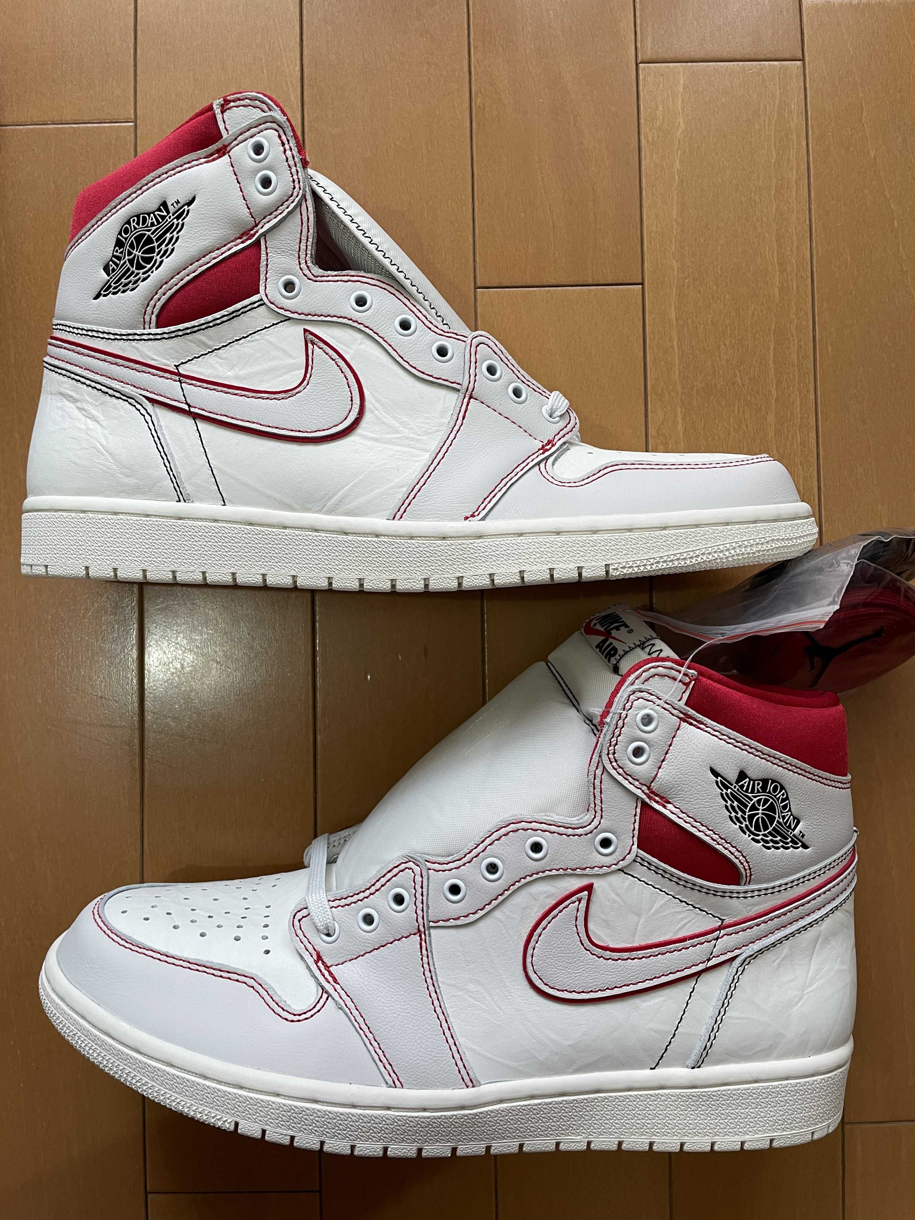 Nike Air Jordan 1 Retro High OG "Sail/University Red"     