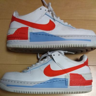 Nike Women's Air Force 1 Low Shadow "Summit White Team Orange"