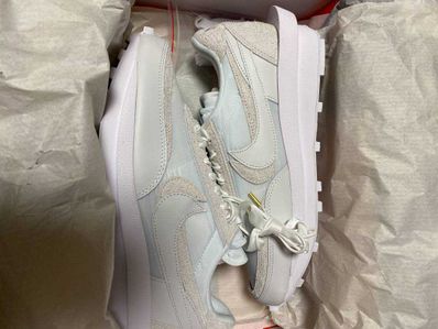 sacai × Nike LDV Waffle "Triple White"