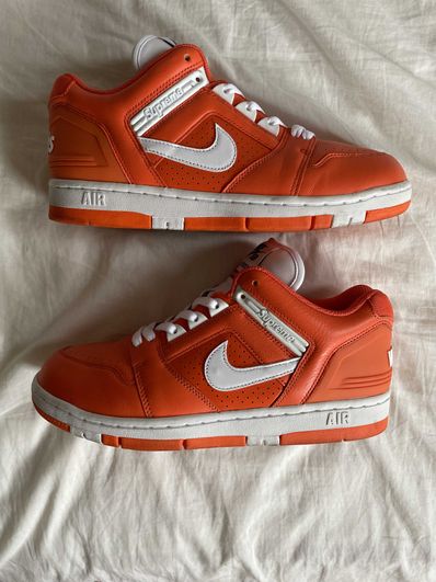 Supreme × Nike SB Air Force 2 "Orange Blaze"