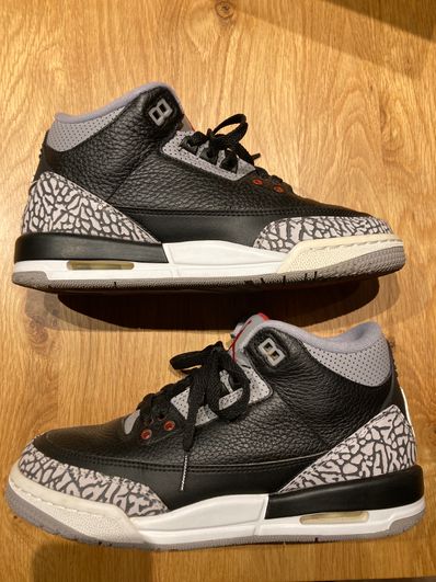 Nike GS Air Jordan 3 Retro "Black Cement "(2018)