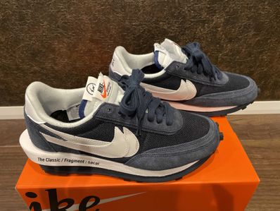 Fragment × sacai × Nike LD Waffle "Blackended Blue"