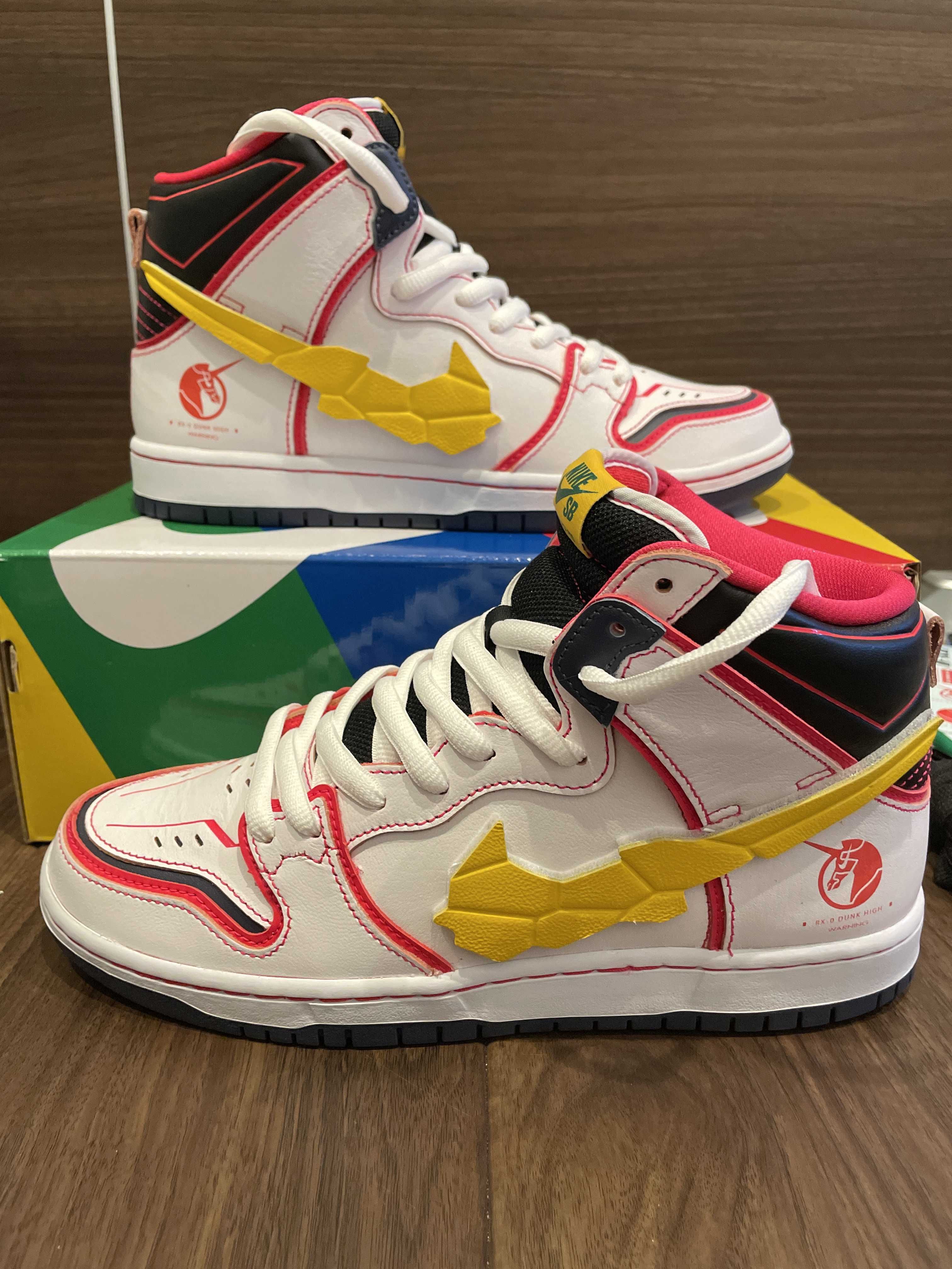 Gundam Unicorn × Nike SB Dunk High PRO QS "UNICORN"