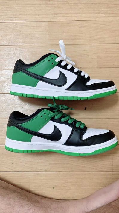 Nike SB Dunk Low Pro "Black and Classic Green"