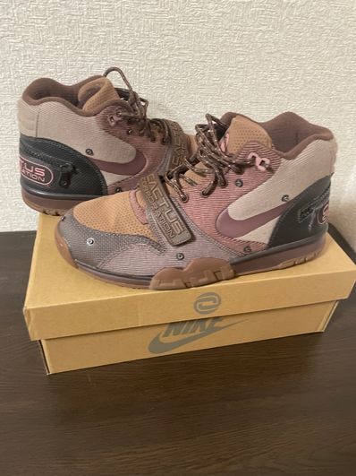 Travis Scott x Nike Air Trainer 1 SP "Archaeo Brown and Rust Pink"