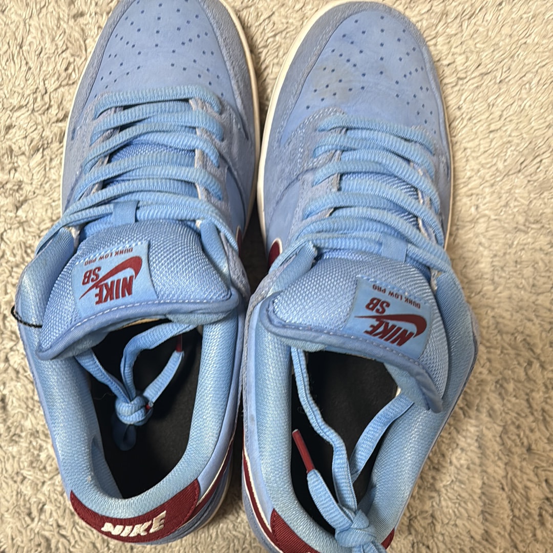 Nike SB Dunk Low Pro "Philadelphia Phillies/Valor Blue and Team Maroon"