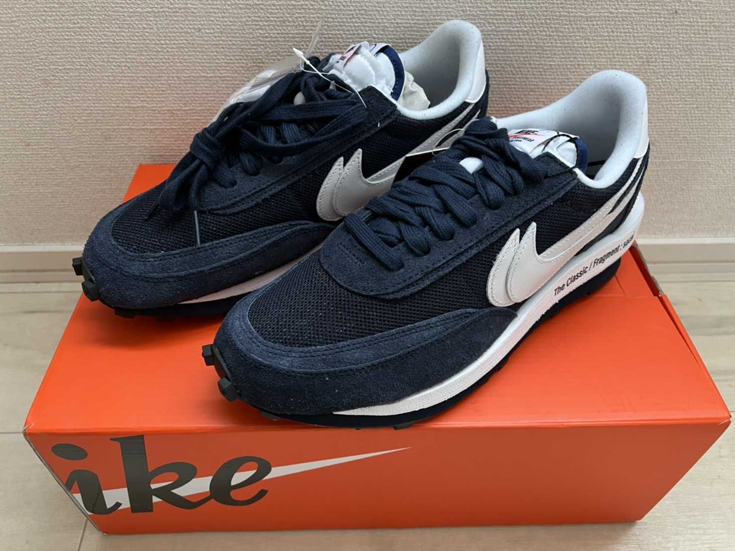 Fragment × sacai × Nike LD Waffle "Blackended Blue"