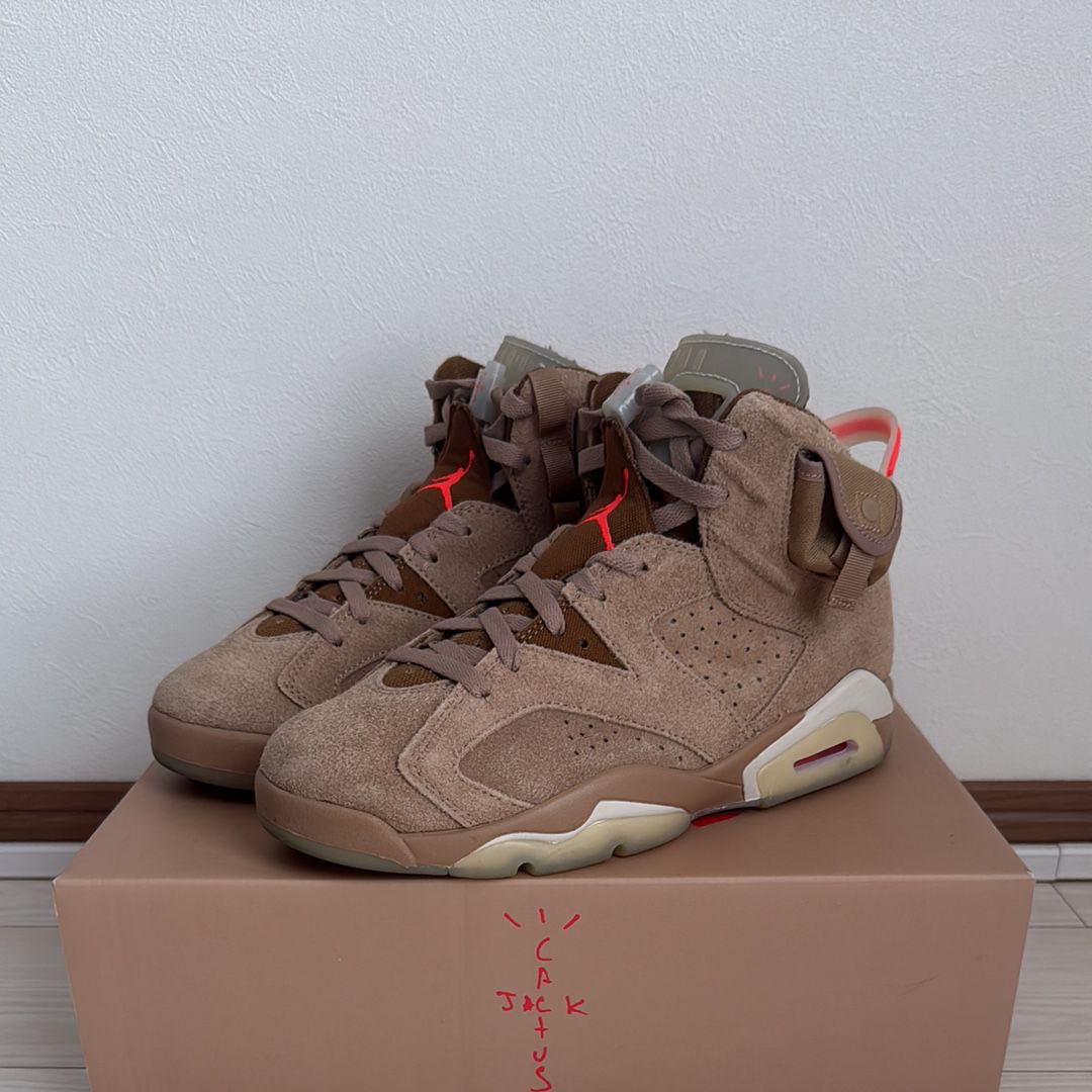 Travis Scott × Nike Air Jordan 6 "British Khaki"
