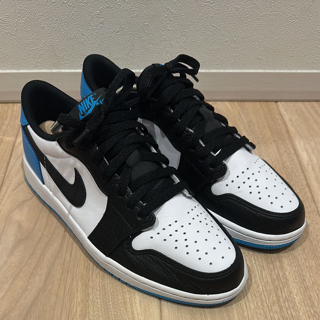 Nike Air Jordan 1 Low OG "Black and Dark Powder Blue/UNC"