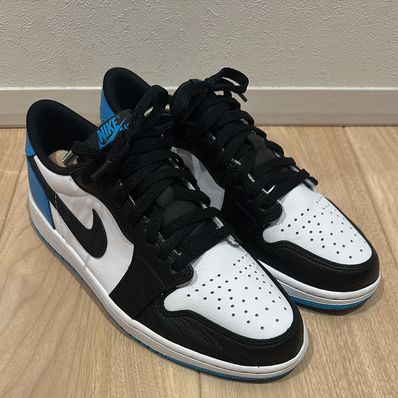 Nike Air Jordan 1 Low OG "Black and Dark Powder Blue/UNC"